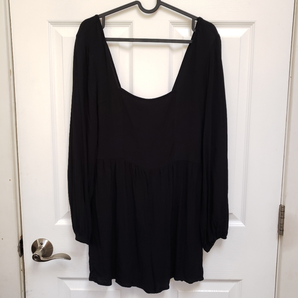 Cotton On Black Long Sleeve Romper